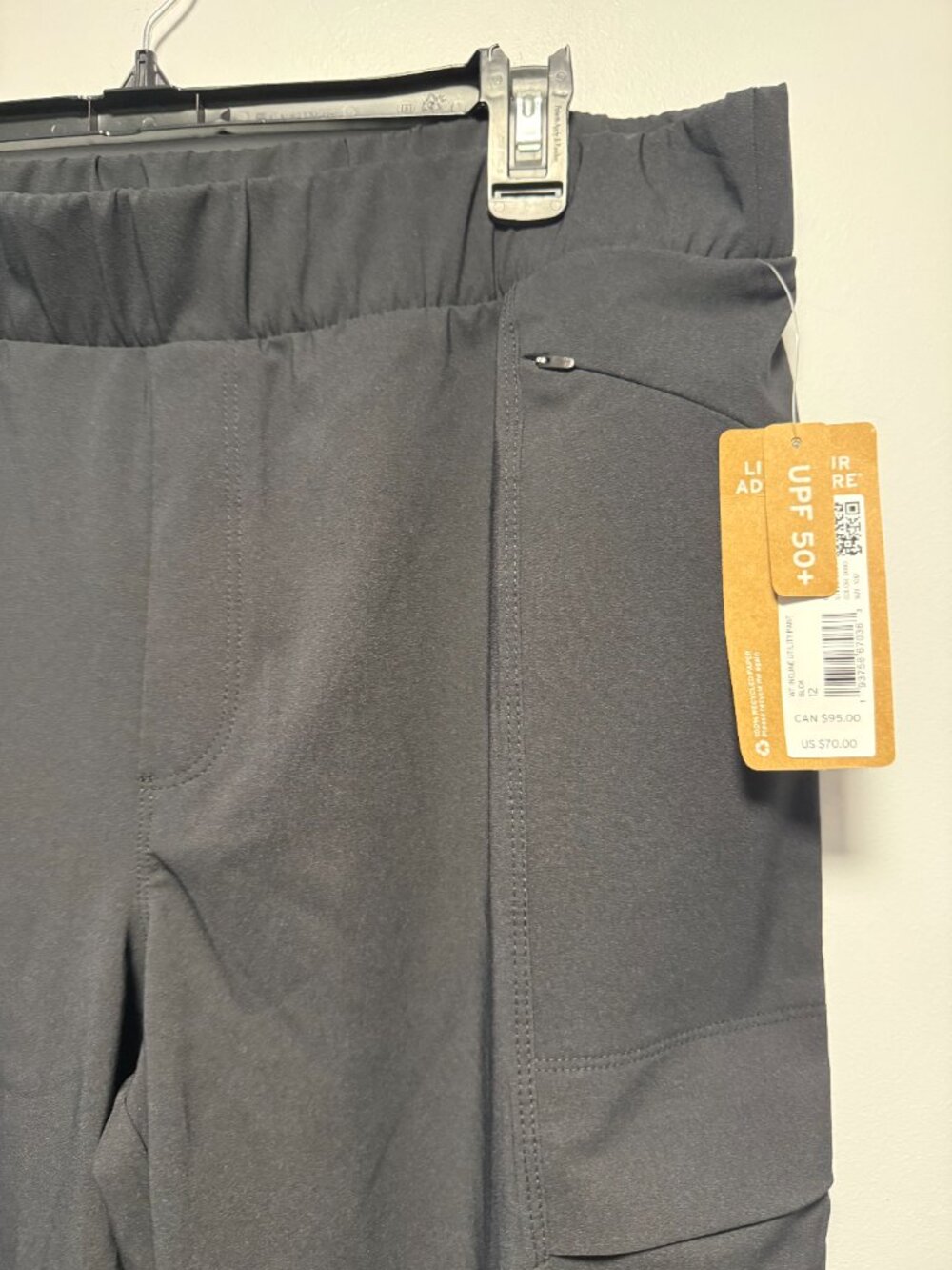 Eddie Bauer Women's Incline Utility Pants Black UPF50+ SZ12 T NWT - Picture 7 of 11